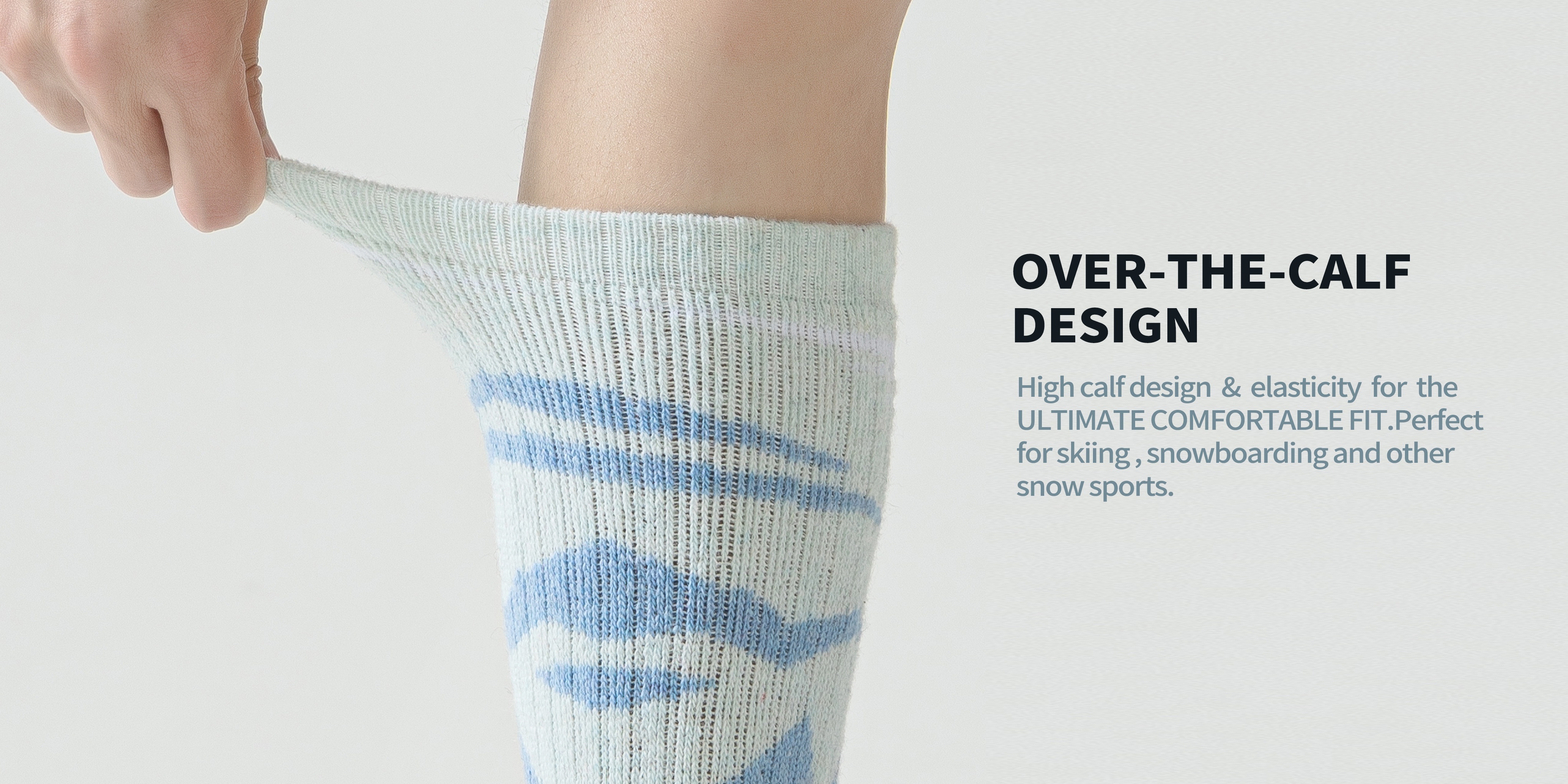 3 pairs wool wool ski socks for men and women thermal winter knee high knit fabric striped pattern machine washable 70 wool 23 polyester 5 spandex 2 0 nylon ideal for skiing snowboarding outdoor sports   stylish knit socks wool wool socks Product details 2