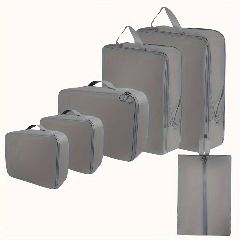 Image of 6pcs Memory Fabric Travel Storage Bag Set