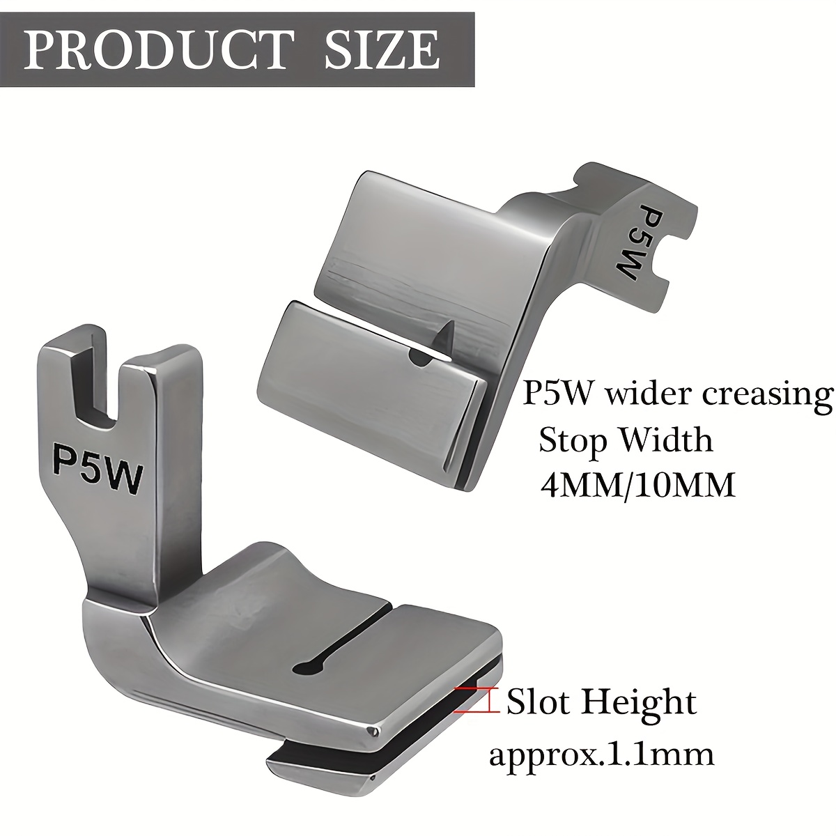 3pcs Gathering Pleated/Shirring Presser Foot #P5 P50 P5W for Industrial Sewing Machine JUKI Brother