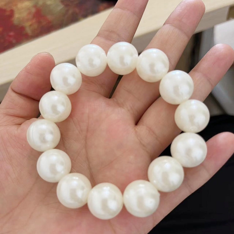1pc Women Elegant French Style Pearl Hair Tie Hair Band