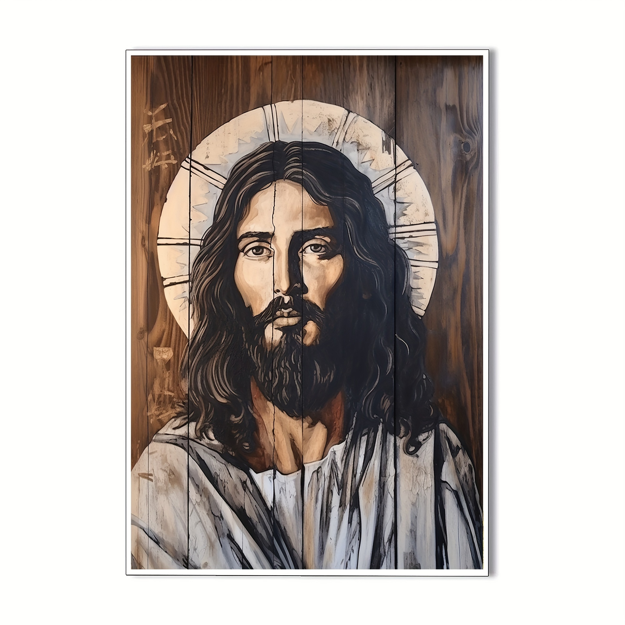 1pc Arte Pared Mano Dios Pintura Jesús Jesús Dame Mano Arte - Temu