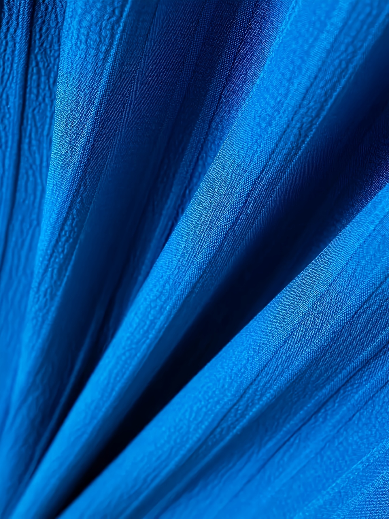 Men's Royal Blue Casual Button-Up Shirt - Short Sleeve, Ribbed Texture Fabric, Classic Collar, Summer Wear, Machine Washable, PLUS SIZE