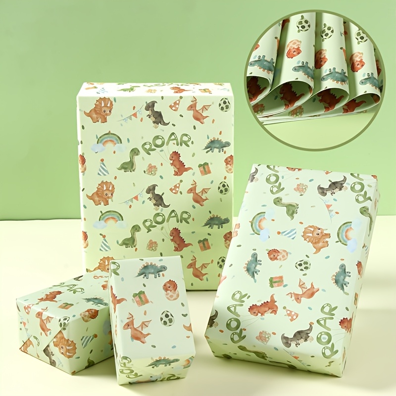 

6- Dinodelight Wrapping , 70x50cm Multiple , And Party Supplies