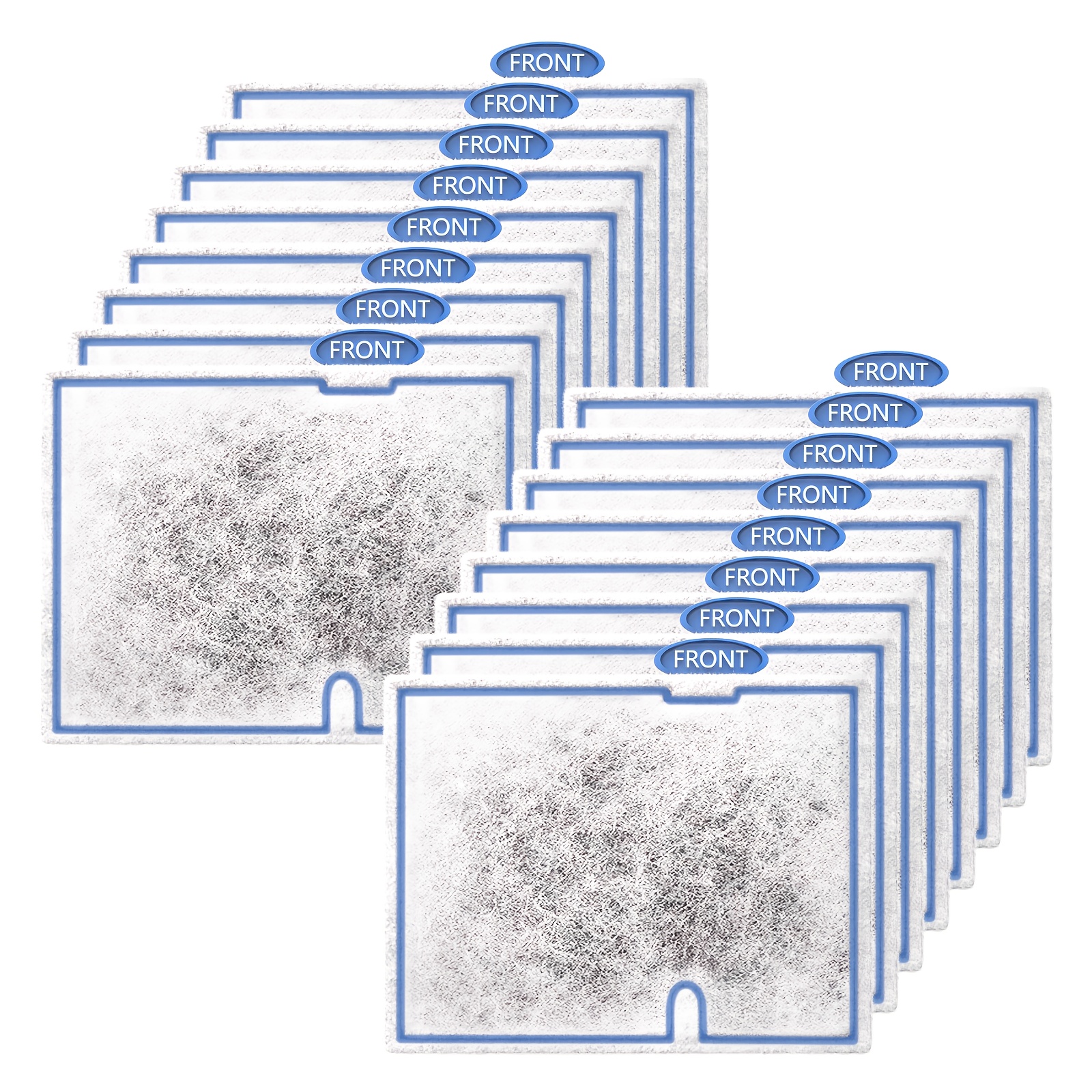 TEMU 16 Pack Small , Replace Fish Tank Compatible With E Filter Size 10 And Minibow Aquarium Filters Size 1/2.5/5