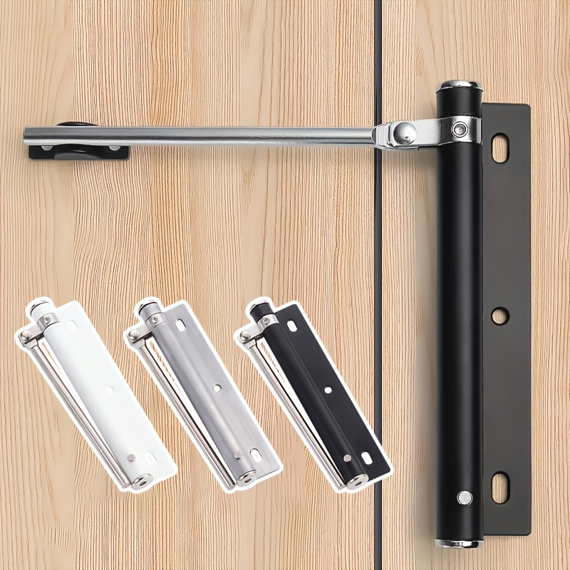 150 degree stainless steel automatic door closer adjustable quiet closing mechanism   design ideal for residential use   screws and mounting hardware quiet door operation modern door closer durable door closer