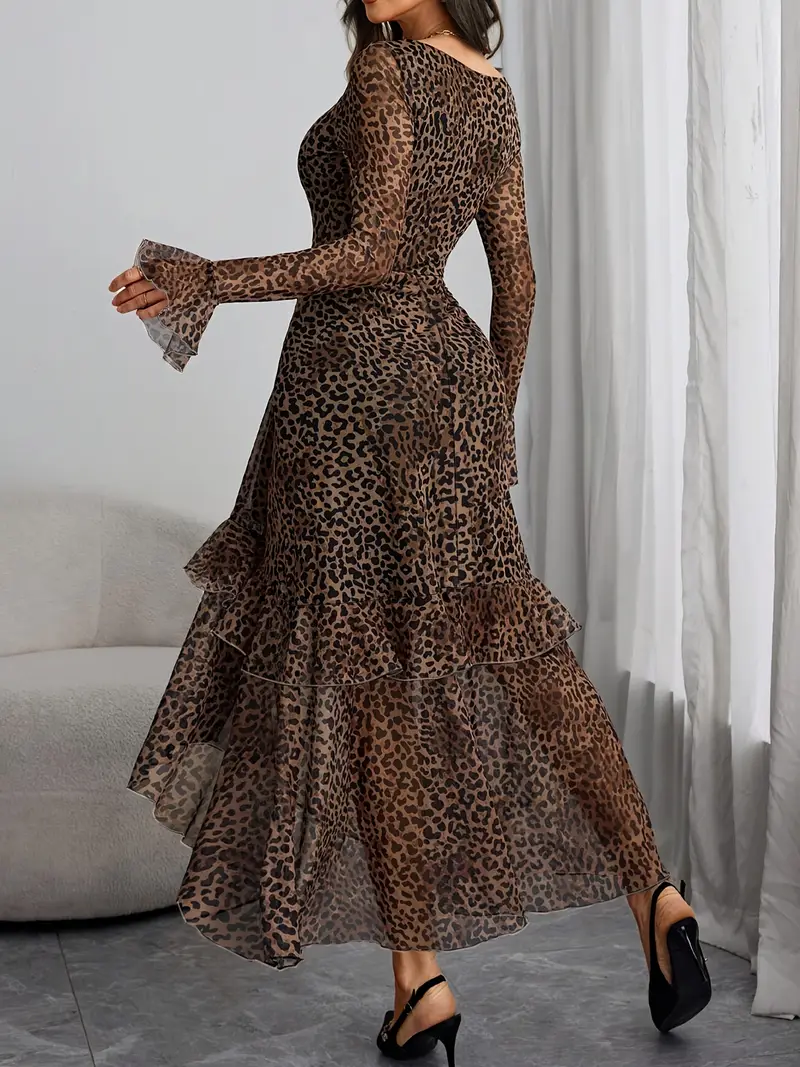 plus size spring autumn womens dress leopard print - Temu plus size spring autumn womens dress leopard print - Temu