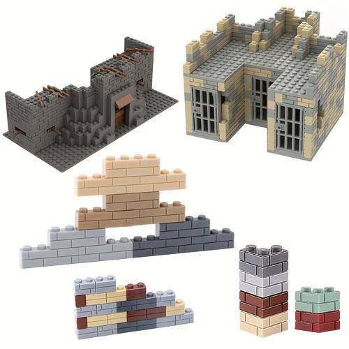 item picture classic bulk brick block base small wall bricks compatible major wall bricks 1x2 1x4 additions masonry profile brick wall blocks building bricks