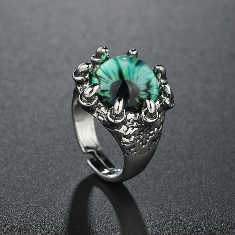 TEMU 1 anillo ajustable de vintage de lujo para mujer, anillo de índice de moda, joyería de moda