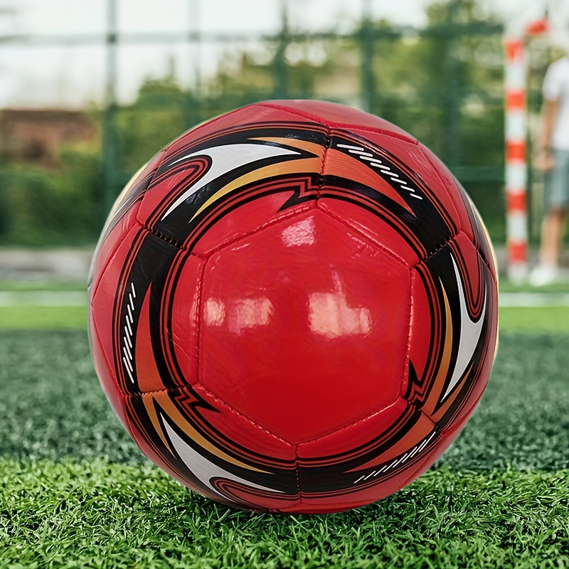 Image of Adult Size 5 Soccer Ball, Diameter 21.5cm, Pvc Machine-stitched Wear-resistant Ball, Thickened And -proof For Training Use, For Free And Play, Easy To Handle, Usable In Of The Year