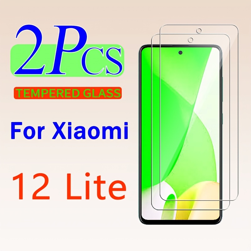 TEMU (2 Pack) 0.3mm For Xiaomi 12 Lite Tempered Glass For Xiaomi 12lite Screen Protector Glass Film