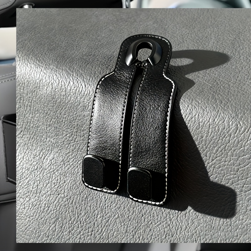 TEMU Crochet pour Housses de de Siège Auto (Avec 2 Crochets), Forte Capacité de Charge, Type Universel Adapté à Tous les Modèles, Idéal pour Ranger