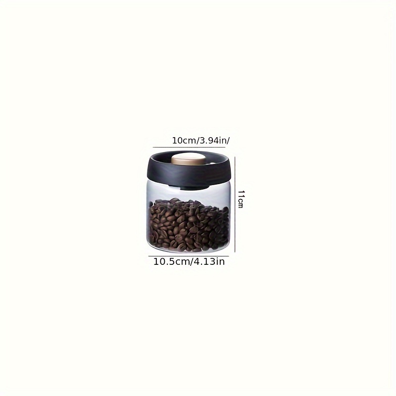 Pot à Grains De Café En Verre Scellé - Rangement Vacuum 500ml/1100ml/1700ml - 2