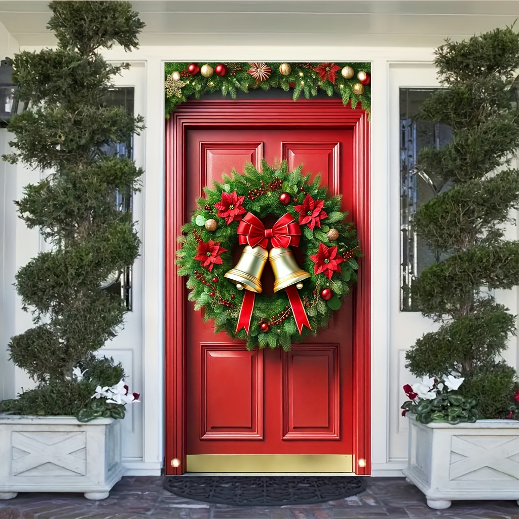 

Hego Red & Christmas - 71x35" Wreath Decoration, For / Use,