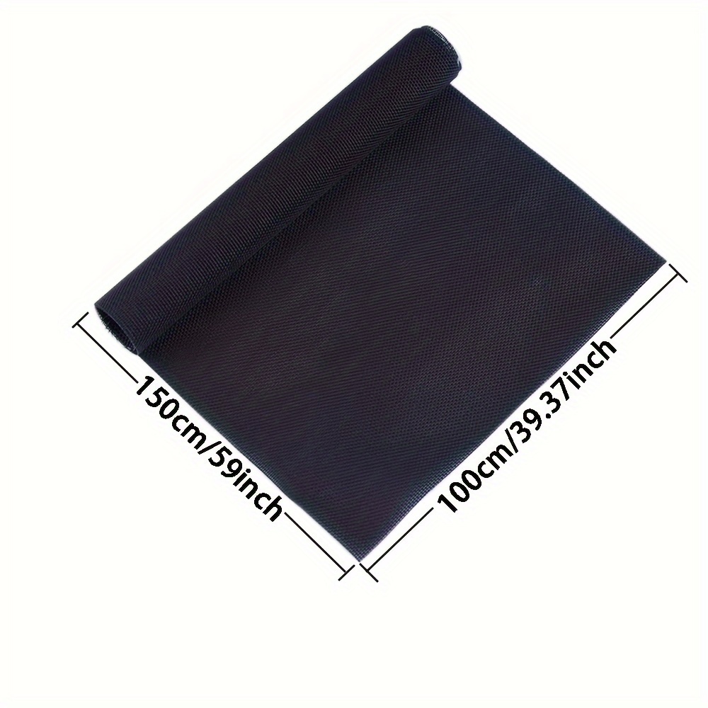 E-shop Strapazierfähiges schwarzes -Netzgewebe - Atmungsaktive PVC Outdoor-Liegehäuschen-Abdeckung, geeignet für Strandliegen, Bürostühle und