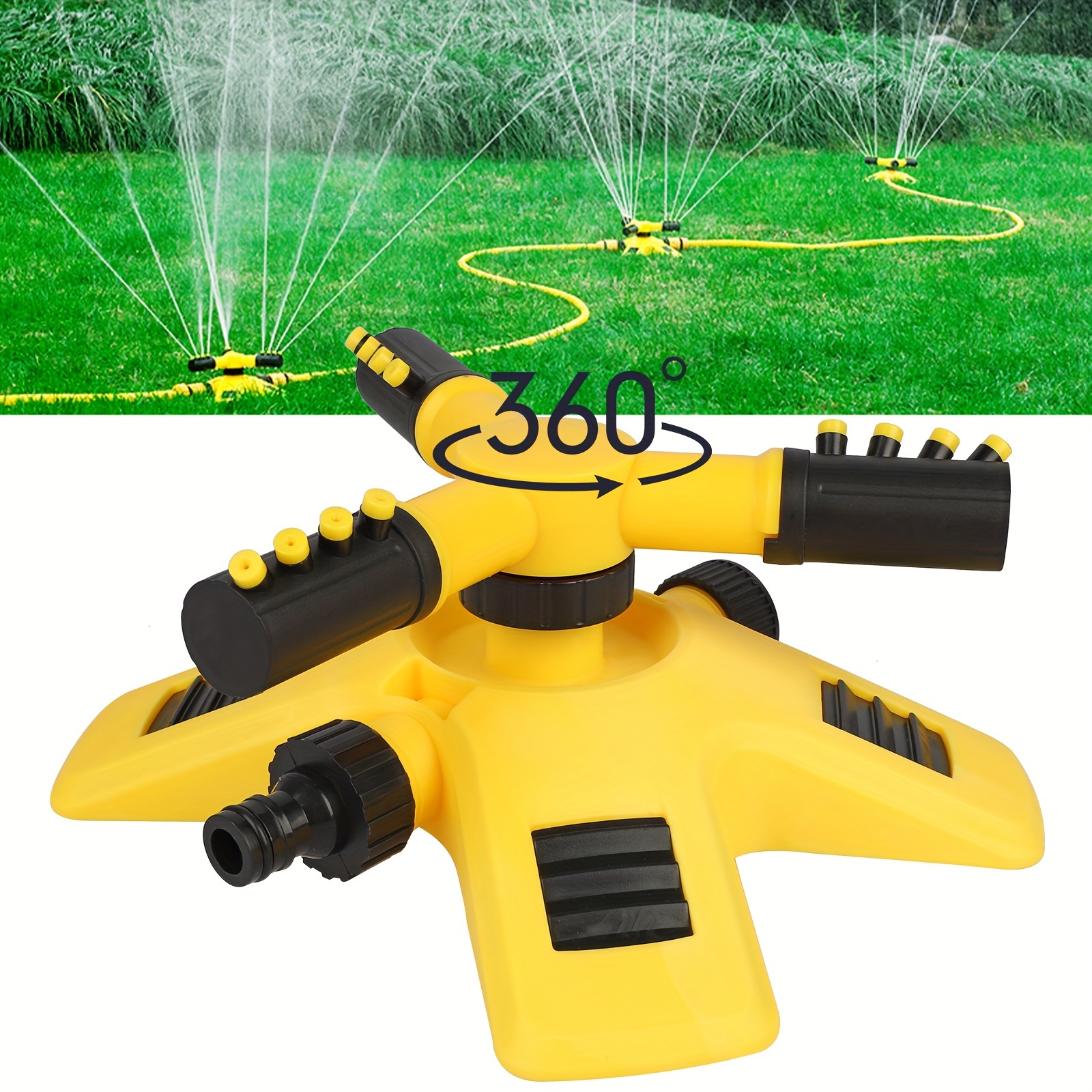 

Lawn 360° Rotating Multi-angle Large Area Coverage For Garden Lawn Automatic Irrigation Roof Cooling