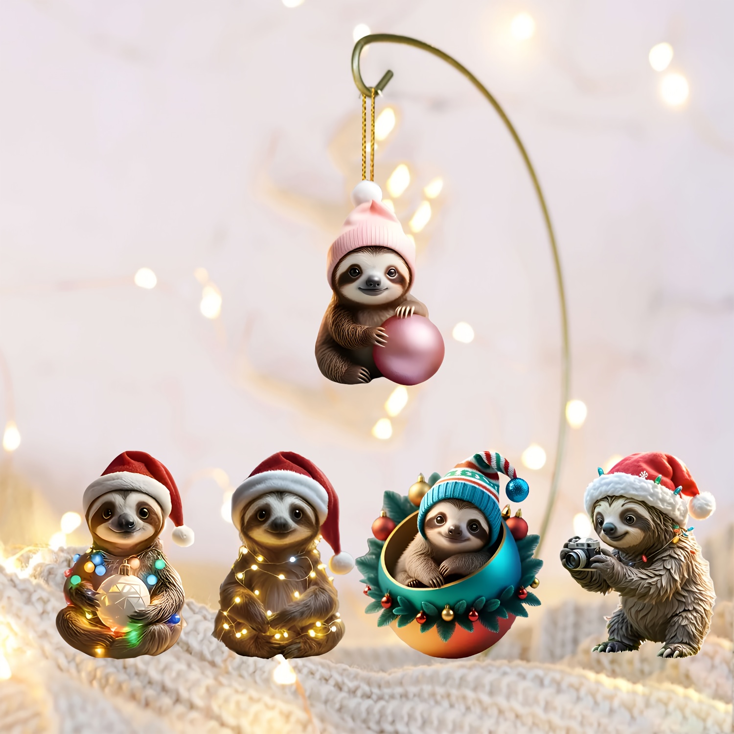 

5pcs Set - Christmas Ornaments - For , & Decor | / Hanging Pendants For , , And Decoration