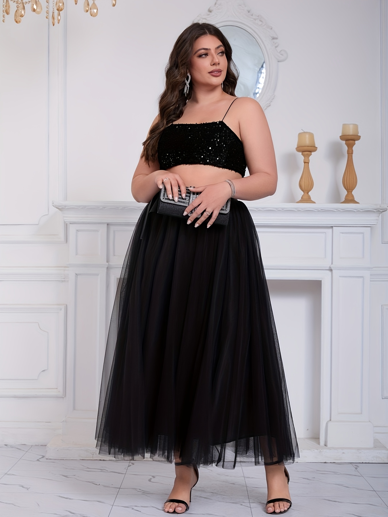 Long Black Tulle Skirt Plus Size Tutu Skirt Black Ruffle Skirt 60 Tulle  Skirt Plus Size