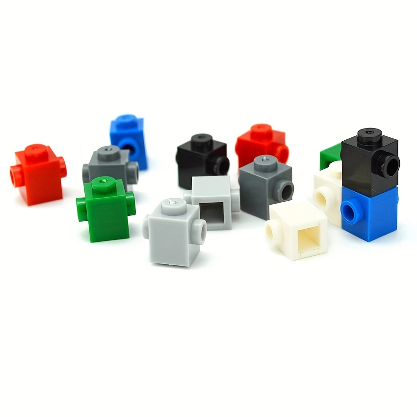 100pcs 1x1 Thick 2 Sided Brick Building Blocks Compatible with 47905