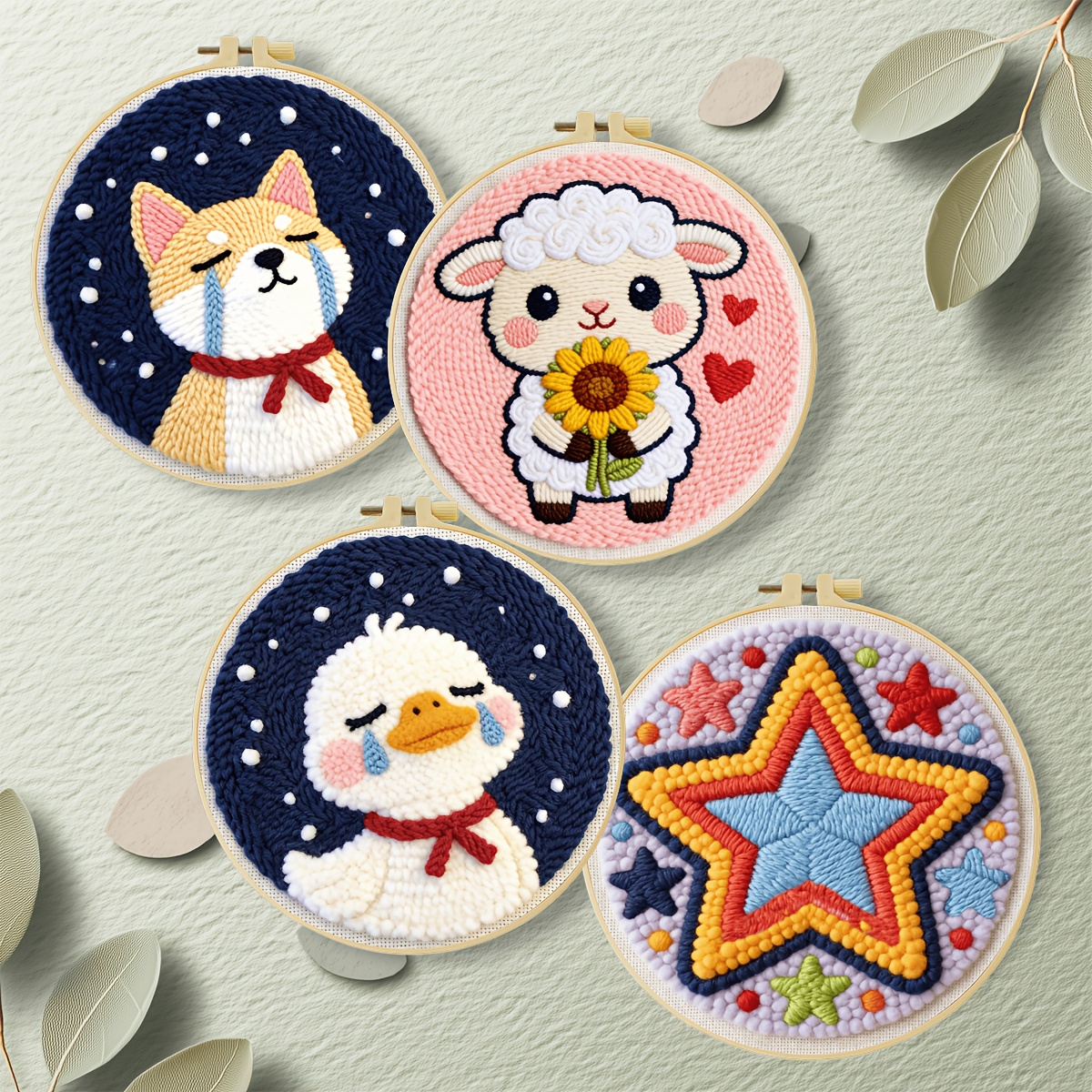 Punch Needle Embroidery Kit for Beginners