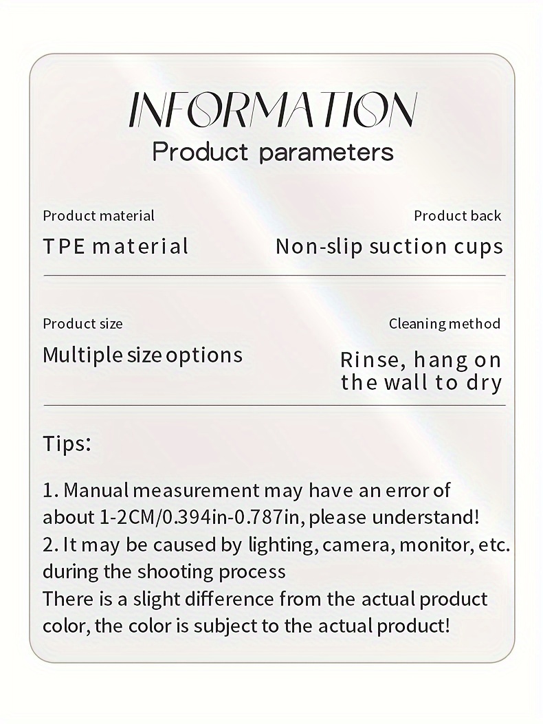 1pc bathroom non slip mat with suction cup bath rug shower mat round hole design bathroom massage   drain suitable for shower room hotel toilet toilet bathtub bathroom accessories Product details 10