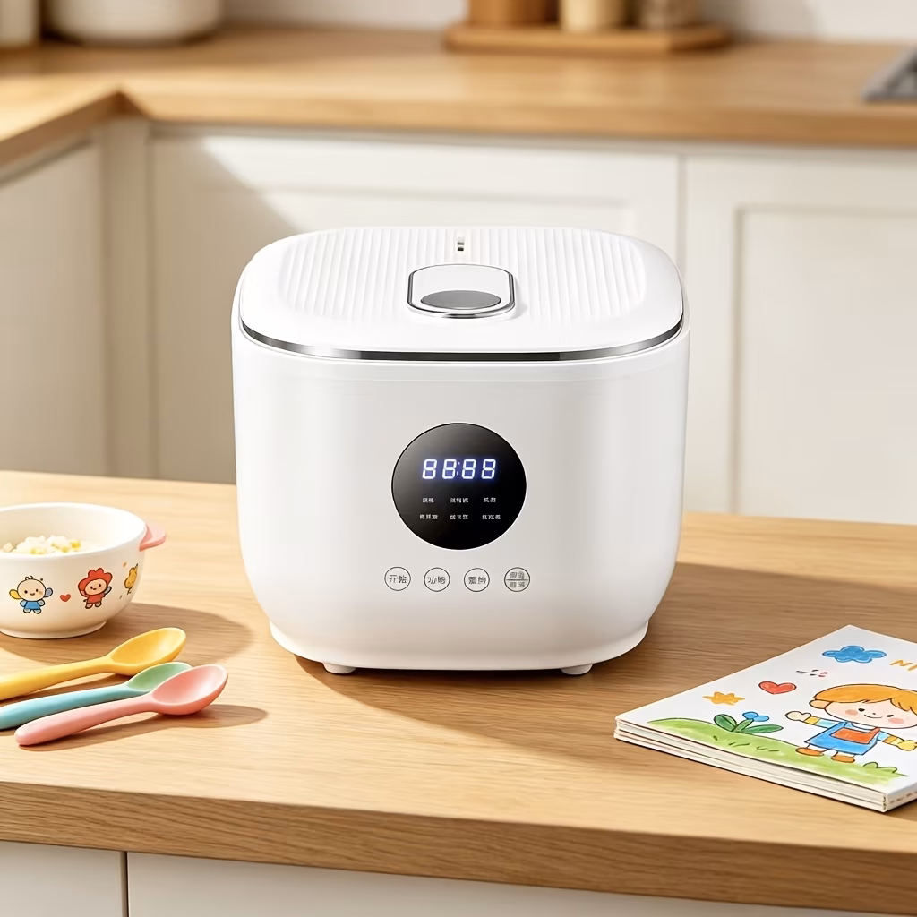 Smart Rice Cooker with Steamer & Display, 10...
