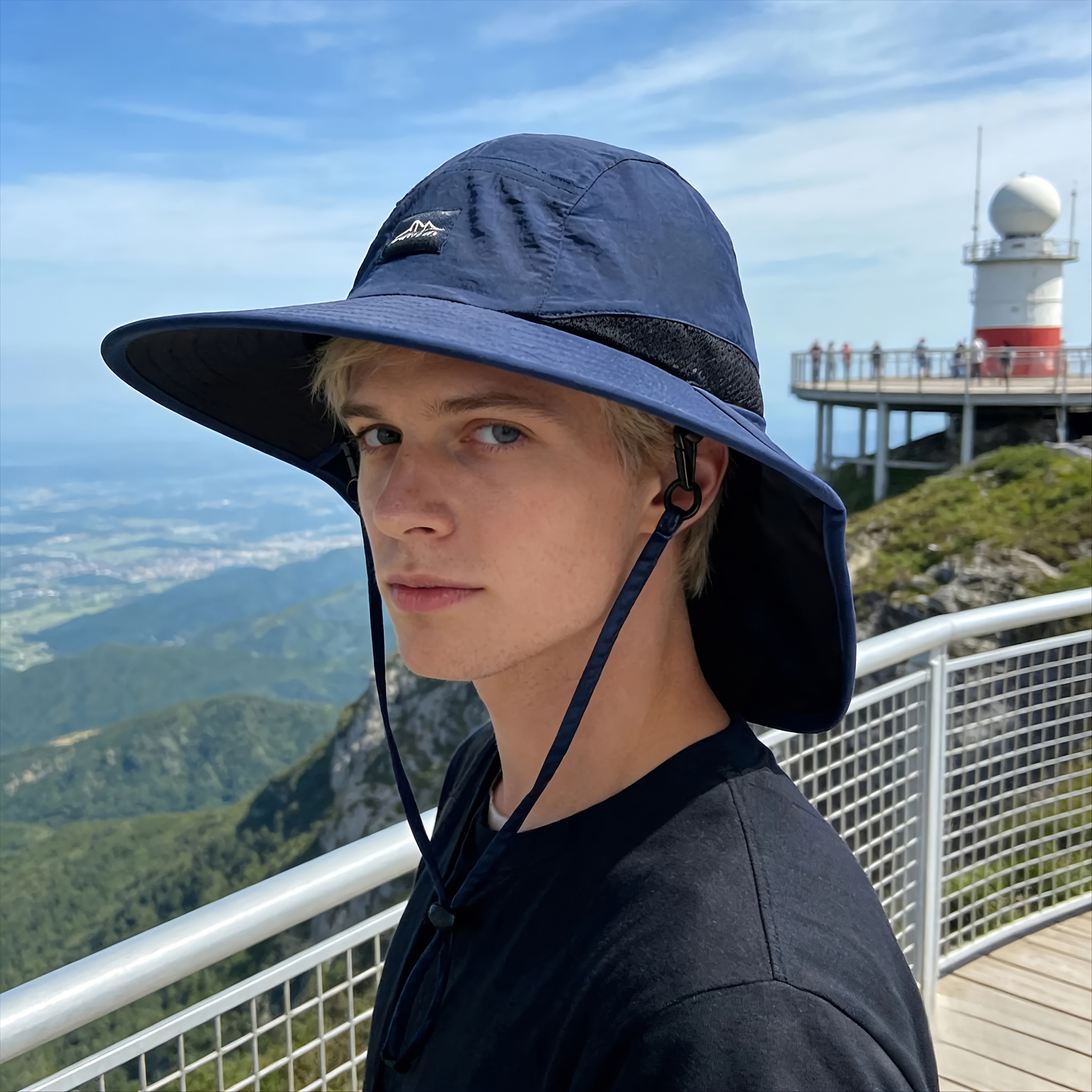 Men's Panama Hat with Quick-Dry and Breathable Mesh