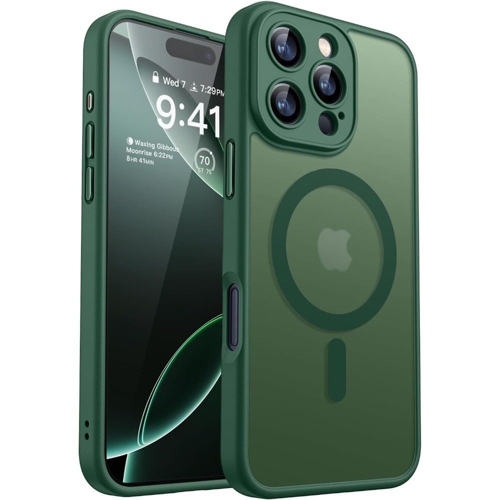Husă Magnetică Mată Transparentă de Înaltă Calitate pentru Modelele for iphone 17, 16, 15, 14, 13 Pro, 12, 11 Max Plus și Compatibilă cu Încărcare Wireless, Husă Magnetică Telefon, Husă Magsafe Telefon, Husă Telefon