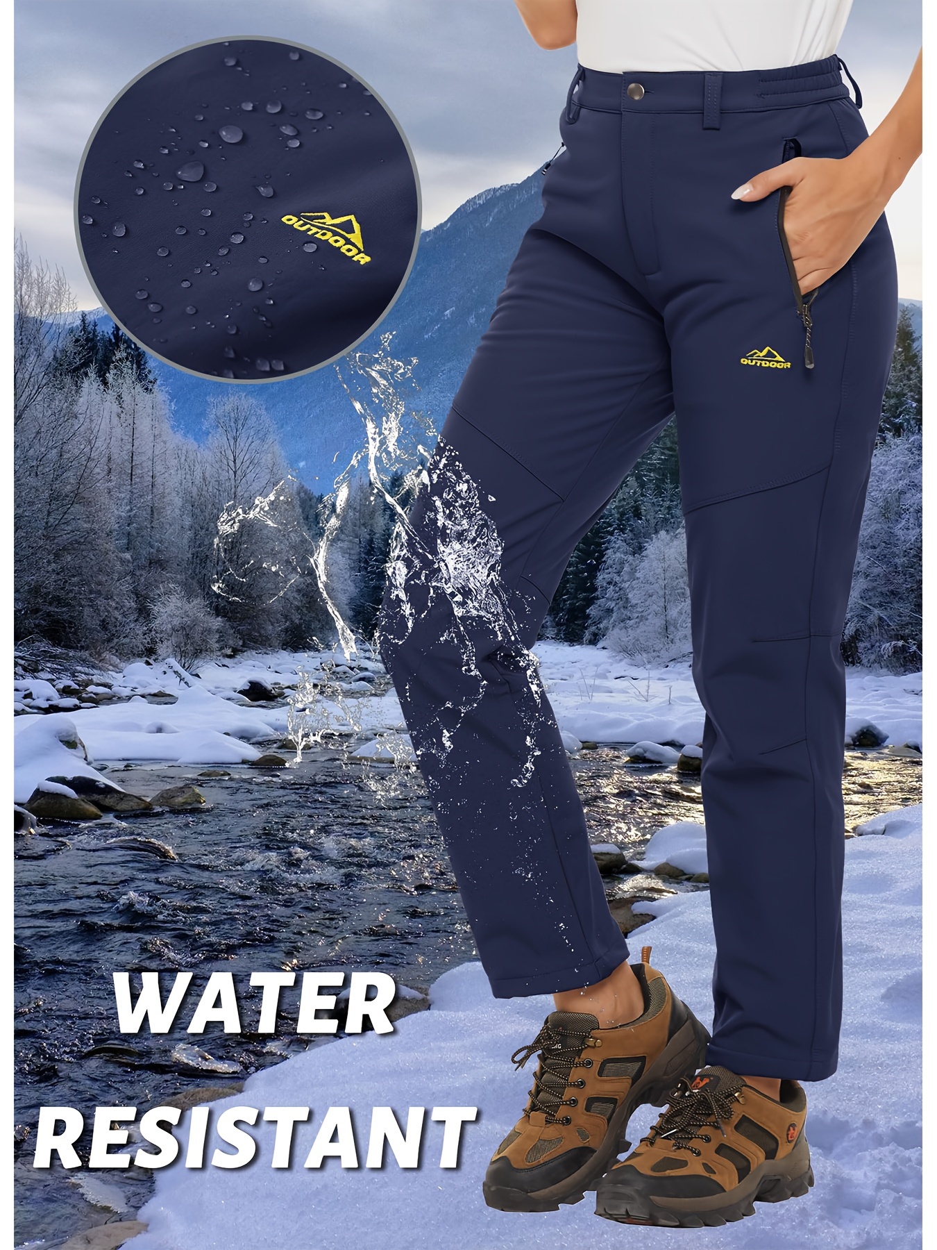 Ropa Pantalones Trekking Invierno Mujer Pantalones De Esquí