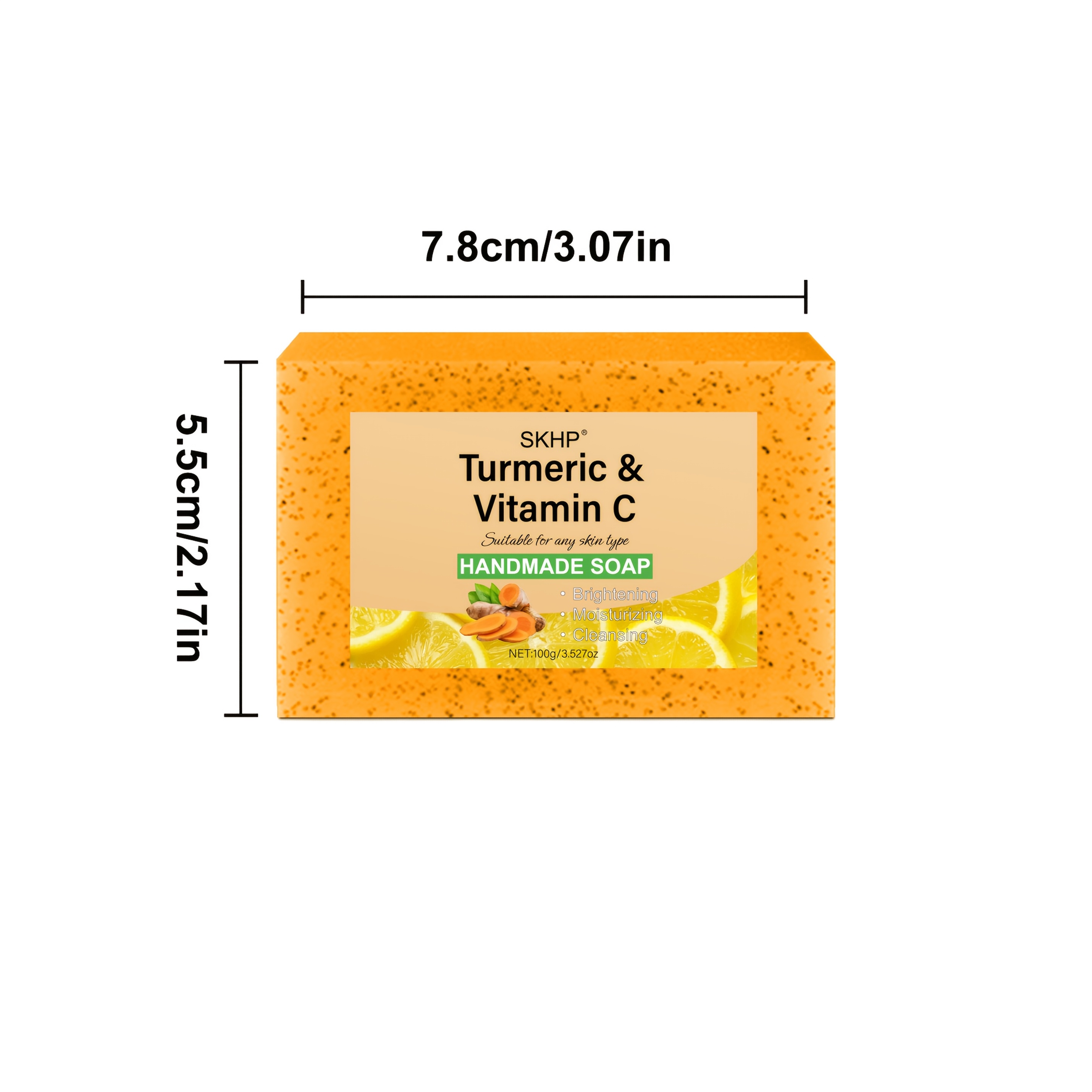 Gentle Exfoliating Soap with Olive Oil, Collagen, and Vitamin C