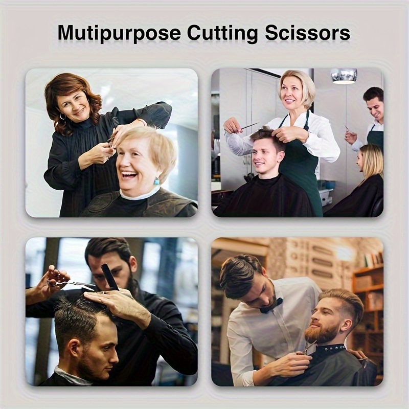 Professional Barber Scissors Set, Ergonomic 6.5-Inch Cutting Scissors