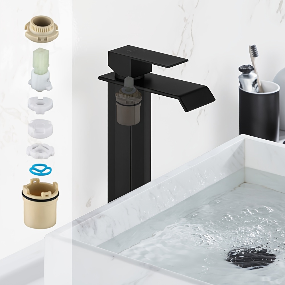 Replace The Faucet In The Bathroom Sink.