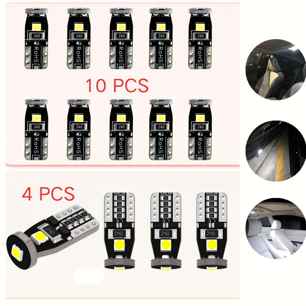 T10 BA9S Festoon C5w Car Led Panel Reading Lamp Bulb Light