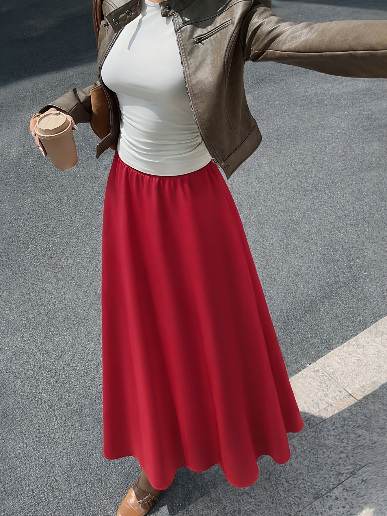 new arrival fashion womens clothing casual versatile spring summer comfortable   skirt long dress