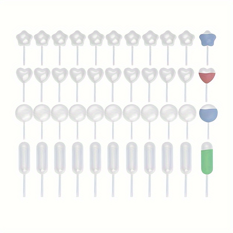 

50pcs 4ml Plastic Transfer Pipettes - Ideal & Research Use, No Batteries Required