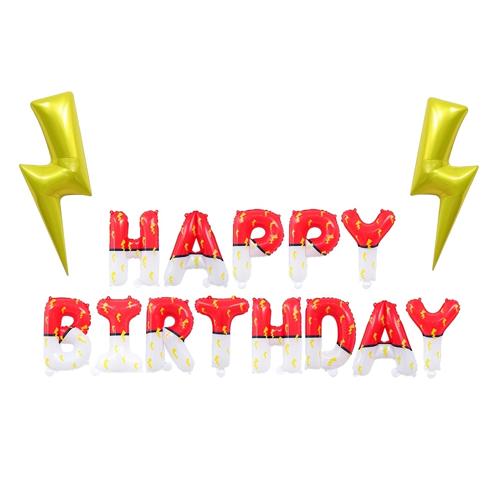 TEMU Set de globos de papel de aluminio con diseño de ratón eléctrico y , globos rojos y estilo elfo con para decoraciones y suministros de de