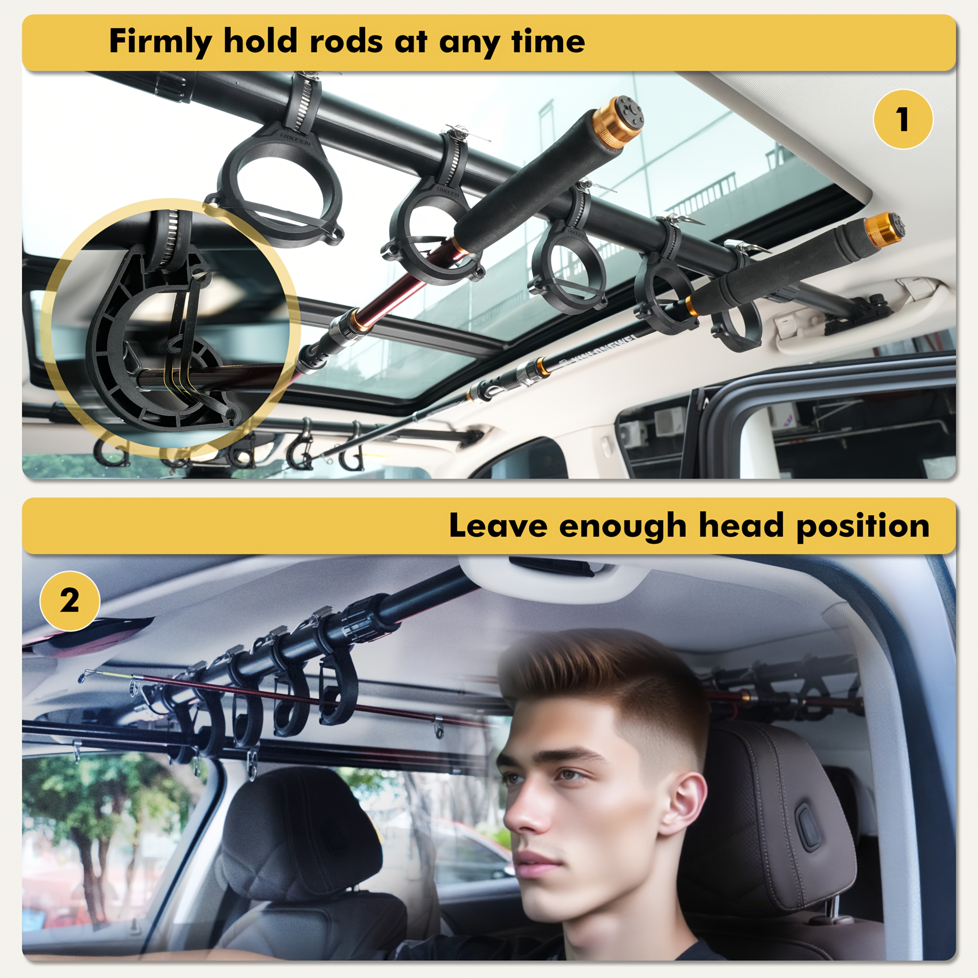 fishing rod holder for inside suv Rack The Rod Rig is for the angler that doesnt compromise when it comes to quality Rodmounts Rod Up SUV/Wagon Rod