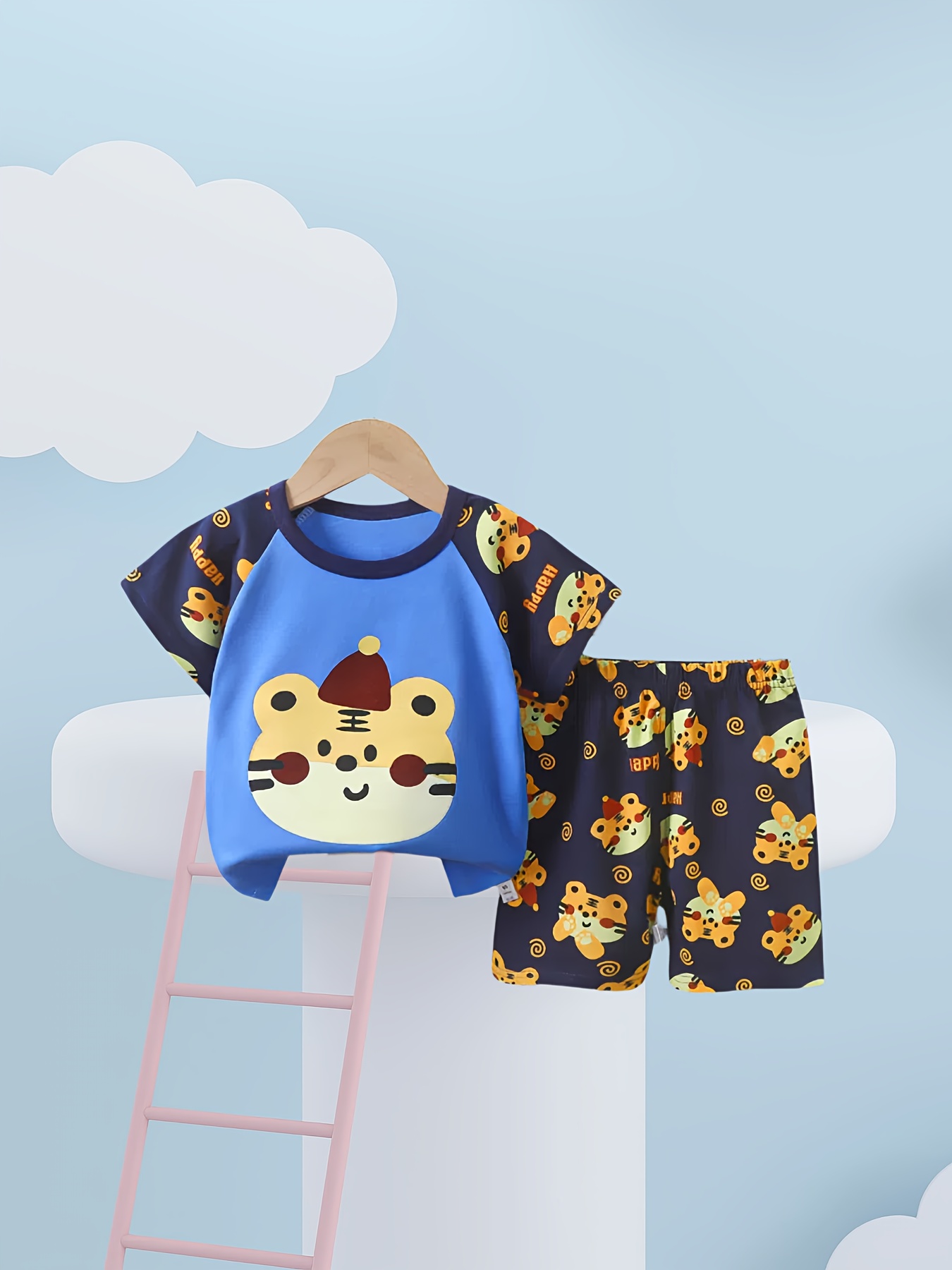 Boys' Suit Set - Animal Print