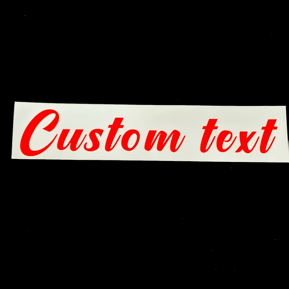 TEMU 1pc Personalized Custom Name Sticker, Vinyl Sticker, Date Sticker, Diy Gift, Handmade, Handwritten Style, Wedding Sticker, Gift Label.