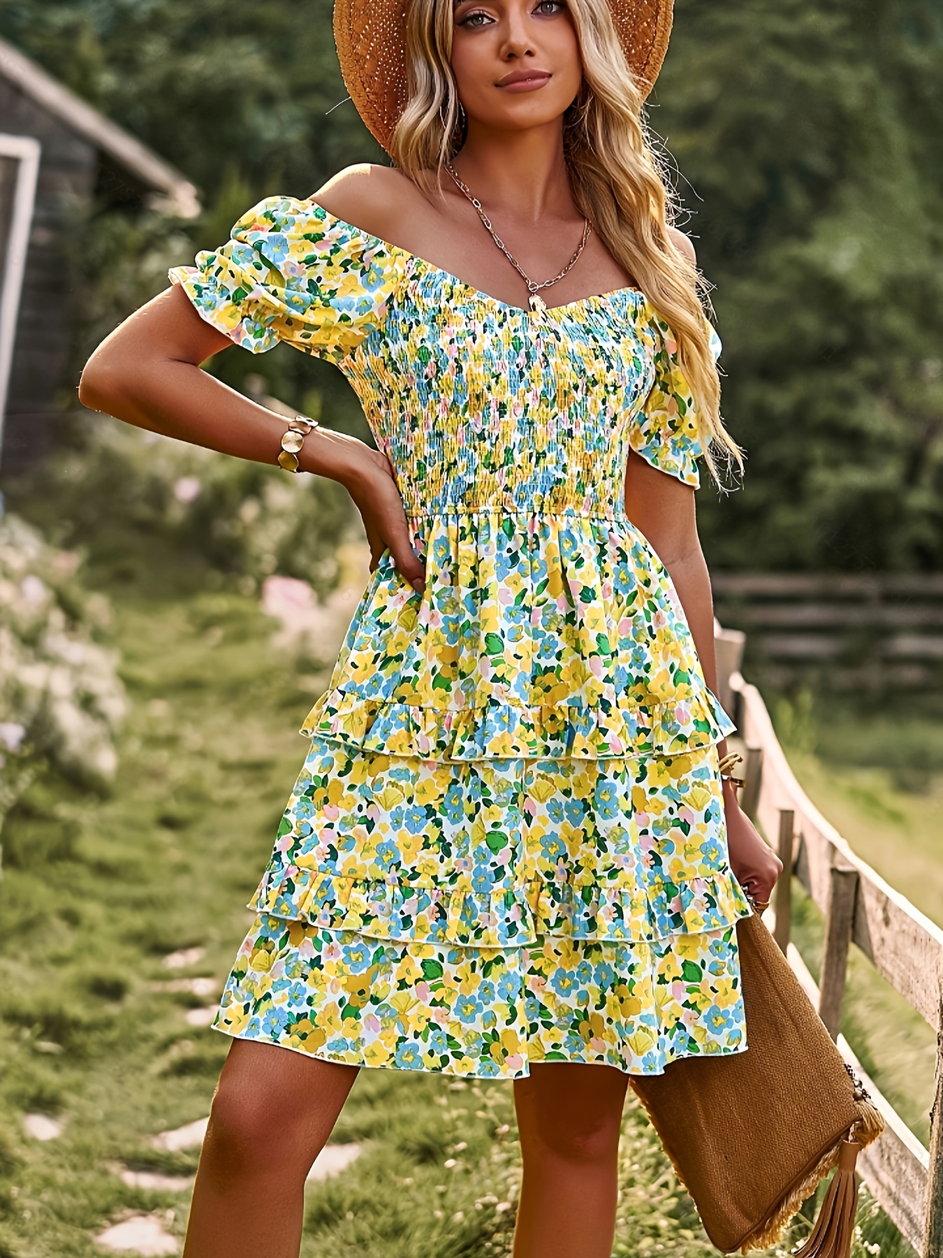 strapless open back dress Maysie White Off The Shoulder Mini Dress main image 0