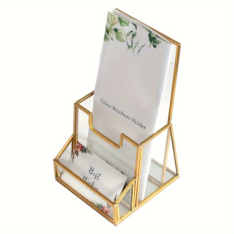 1/3 A4 Leaflet Acrylic Brochure Holder Clear Plastic Countertop Booklet Holder Products From - View #6