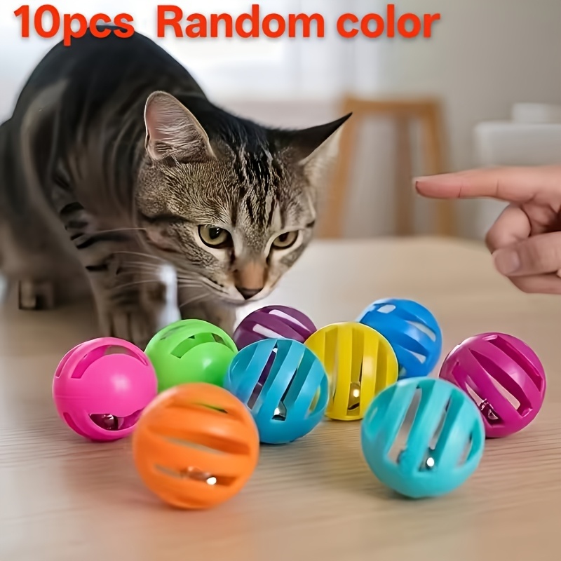 Image of Cat Toy – Hollow Ball For Cats, Boredom Relief, Self-entertainment, And Kicking Fun, Suitable For Indoor Play With All Cats, No Battery Required, Random Color