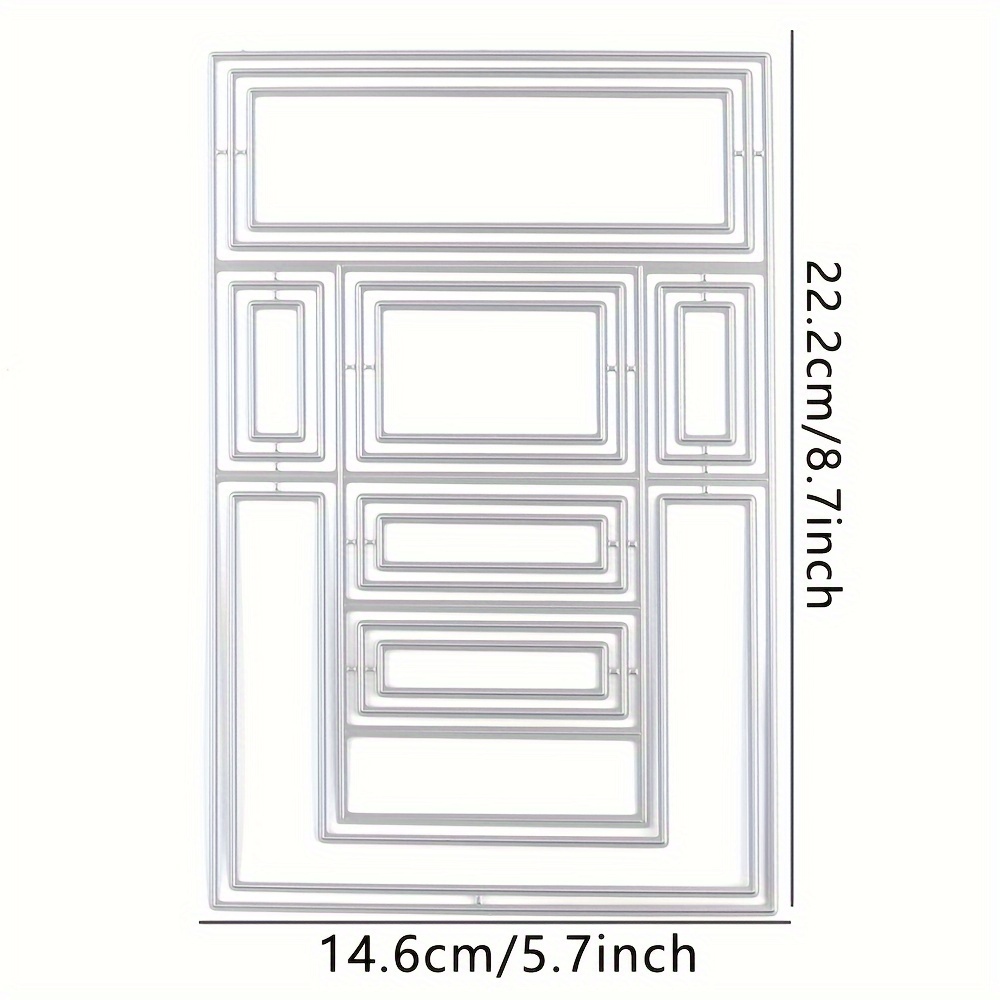 Center Stepper Card For Diy Scrapbooking Embossed Photo Card Making Cutting Mold Supplies Eid Mubarak