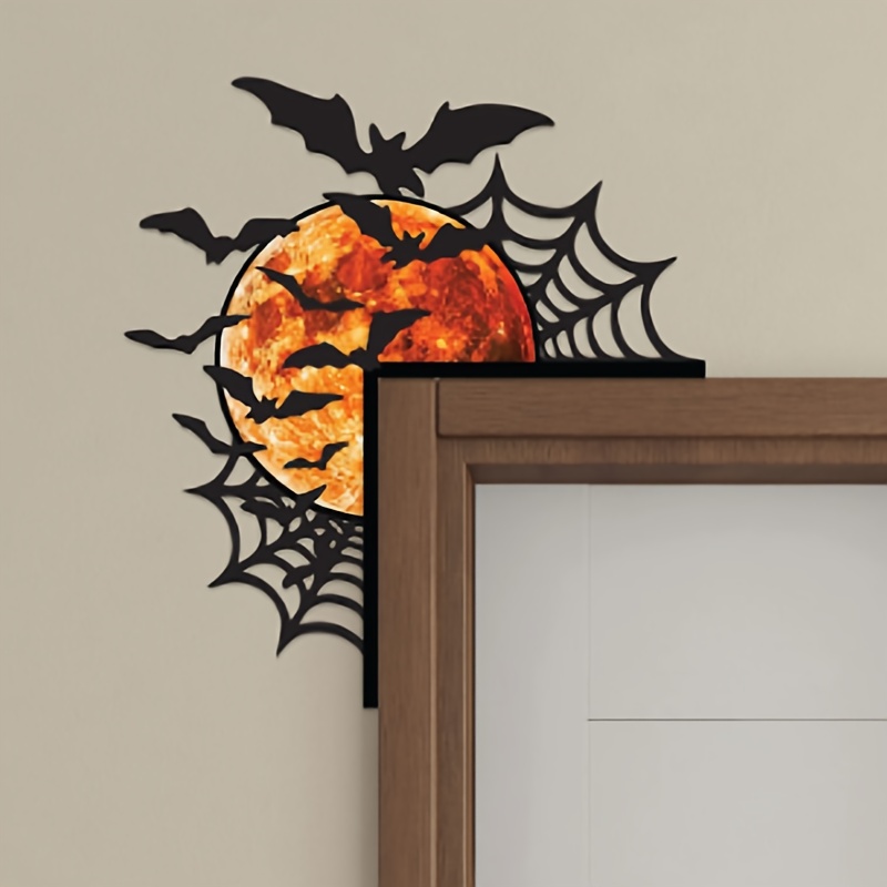 

Halloween Decor - Metal Spider Web & , -mounted Art For , / Use, For Fireplace And Frame Decoration,