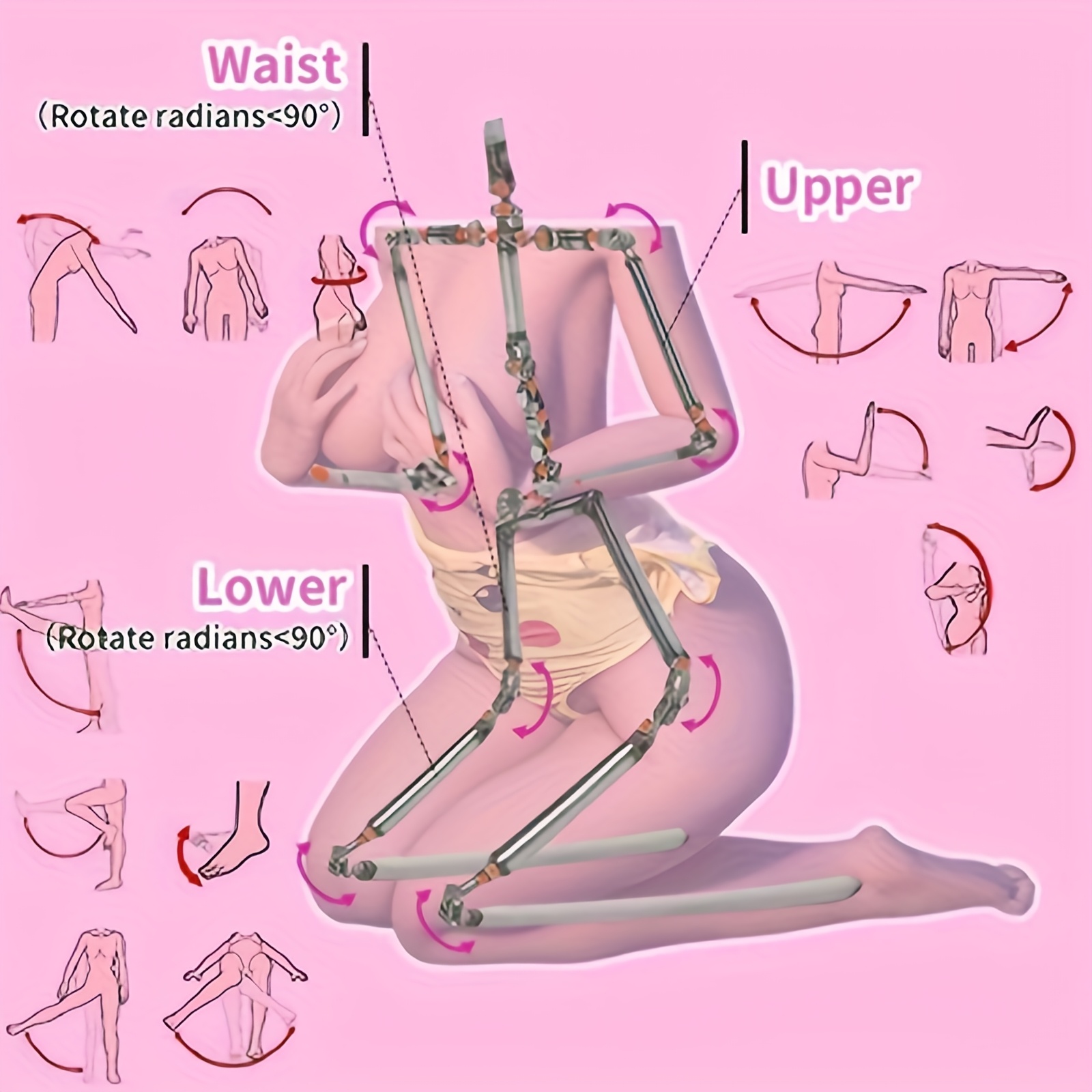 [165cm Life Size Male Partner] 5.41ft/165cm Soft Adult Solid Body, Life Size Male Masturbation Toy with large Breasts, Simulation Tight Female Channel, Built-in Skeleton, Sexy Night Partner Sex Toys, Flexible Rotatable Joints Match Multiple Postures, Bar Mitzvah and Christmas Gifts