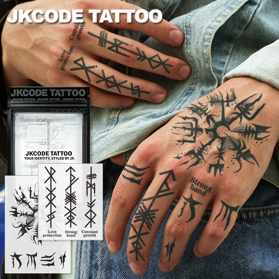 Viking temporary tattoos