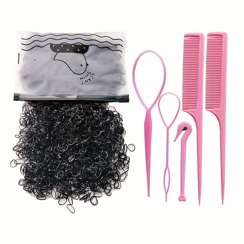 TEMU Ensemble de 1605 pièces d'accessoires pour cheveux colorés | Idéal pour les , les fêtes, , avec peigne et outils de coiffure pour , résine ABS