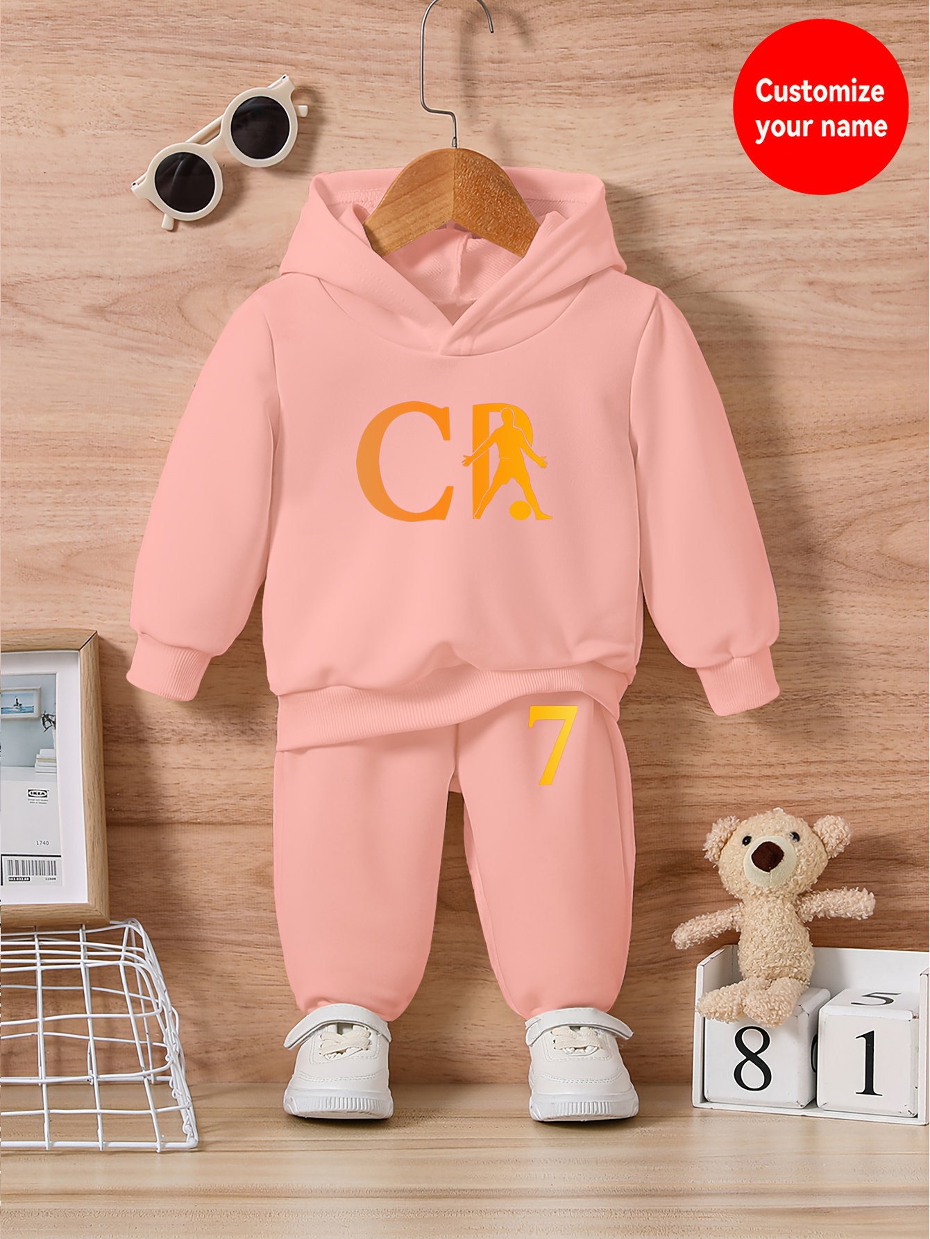 customizable cr7 graphic casual polyester tracksuit kids Temu