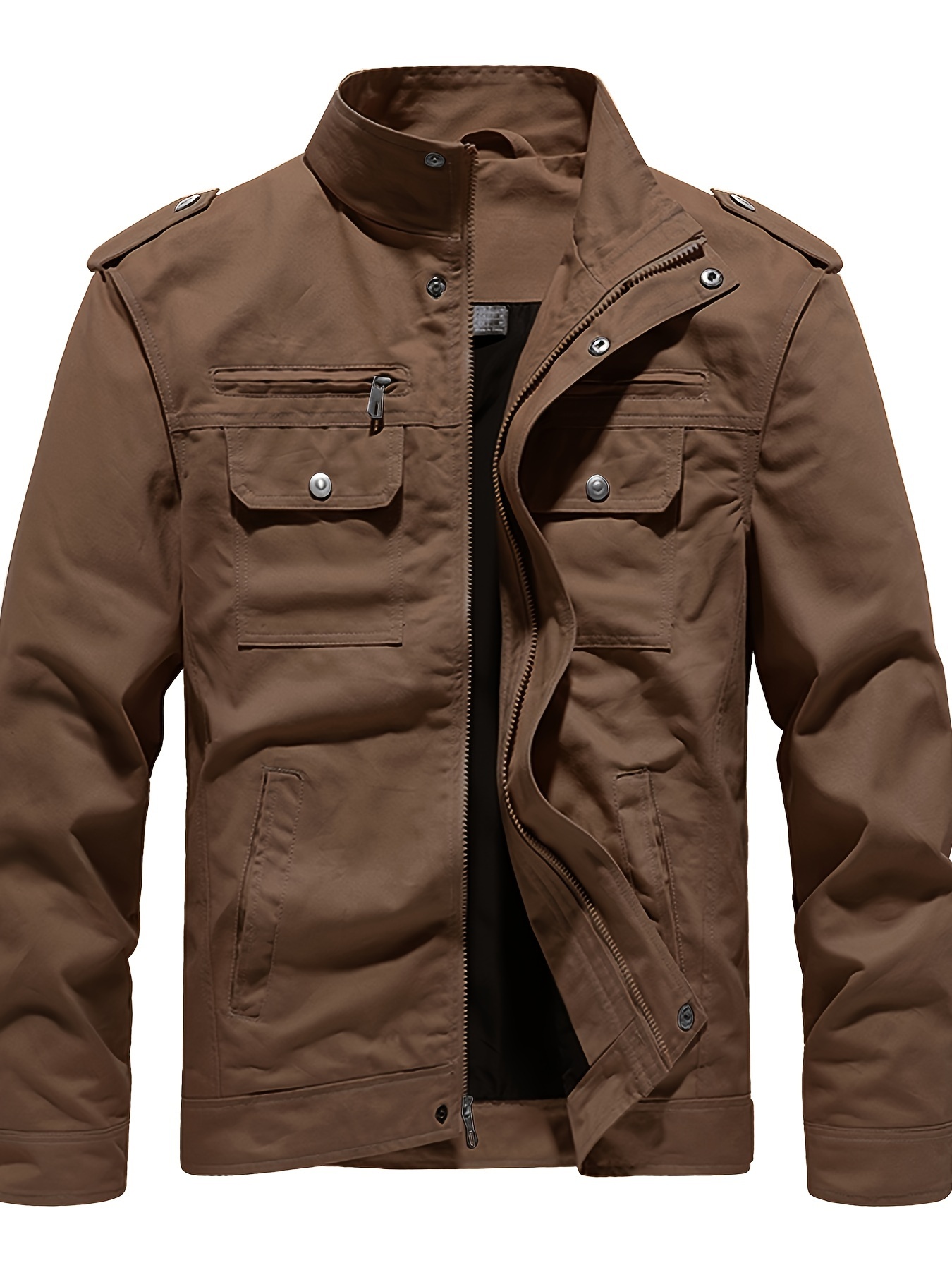 stand collar jacket sold on Temu United States stand collar jacket sold on Temu United States