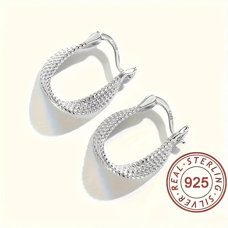 925 Silver Rotating Earrings Single Item Daily Party Work Wear