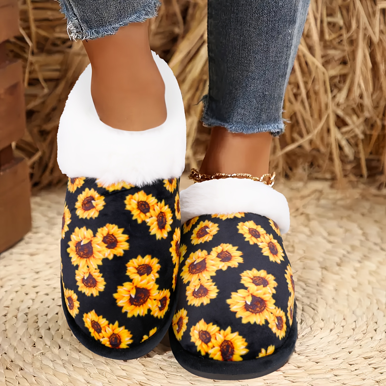 

Cozy Women's Slippers - Memory Foam, Fuzzy Indoor/outdoor Shoes With Non-slip , Perfect Winter Gift